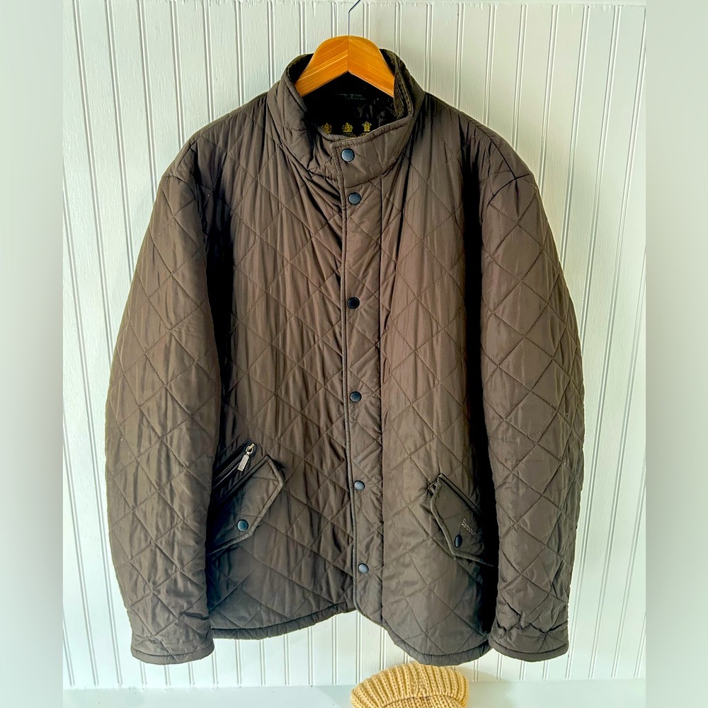 Barbour mens quilted jacket